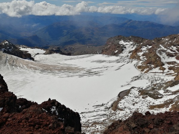 Cara sur, desde Laguna Blanca