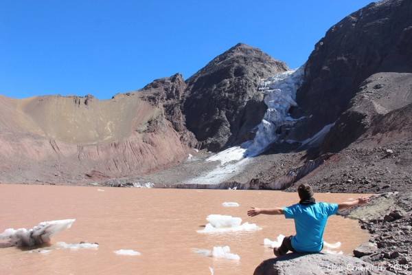 Laguna y Glaciar del Morado
