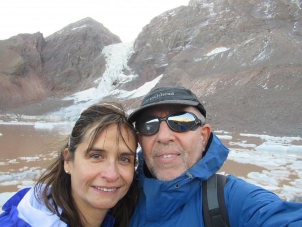Laguna y Glaciar del Morado