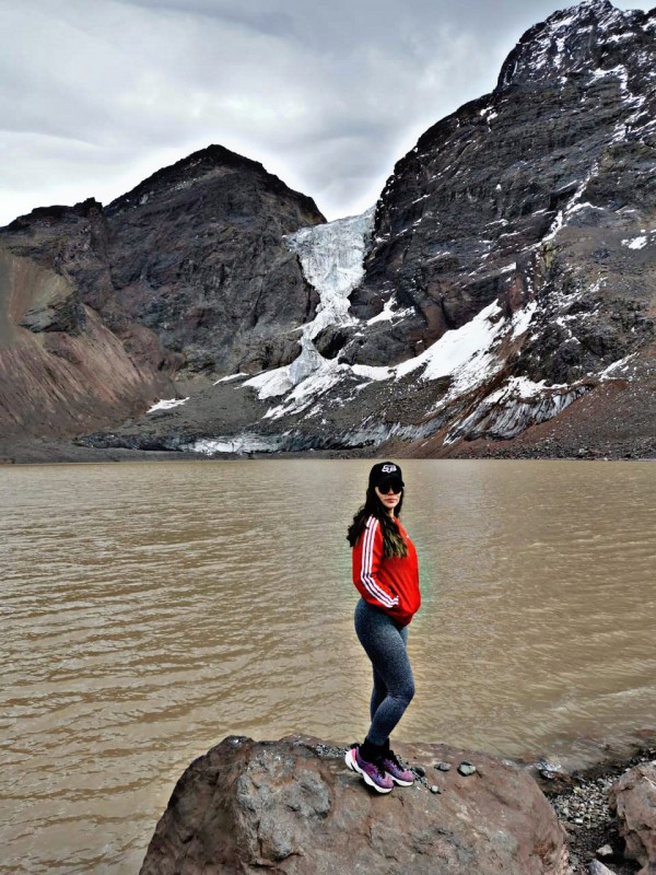 Laguna y Glaciar del Morado