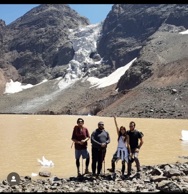 Laguna y Glaciar del Morado