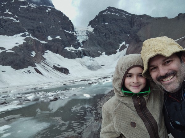 Laguna y Glaciar del Morado