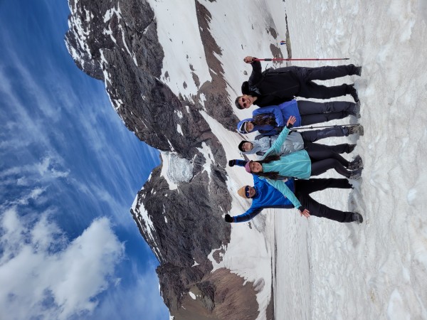 Laguna y Glaciar del Morado