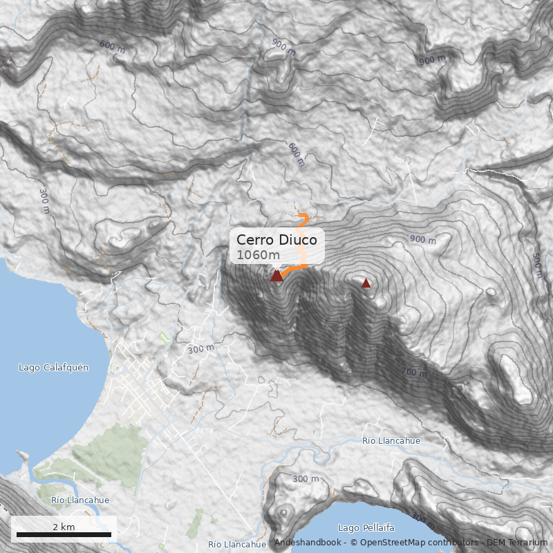 Mapa Cerro Diuco