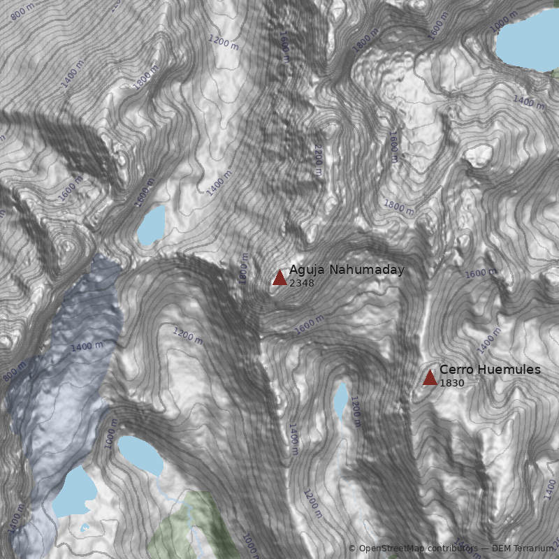 Mapa Aguja Nahumaday