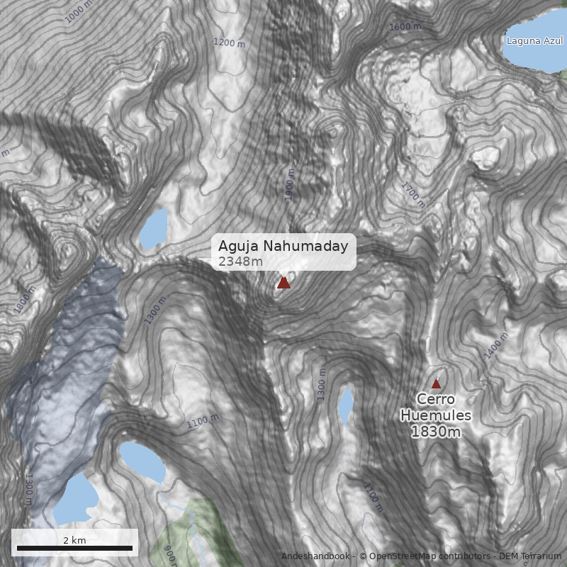 Mapa Aguja Nahumaday