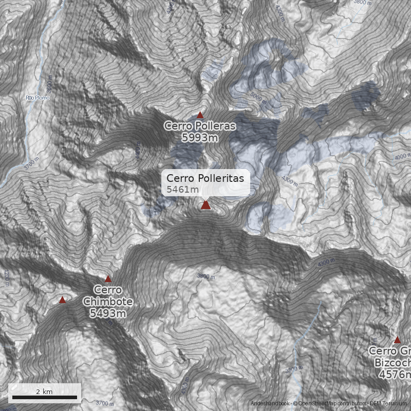 Mapa Cerro Polleritas