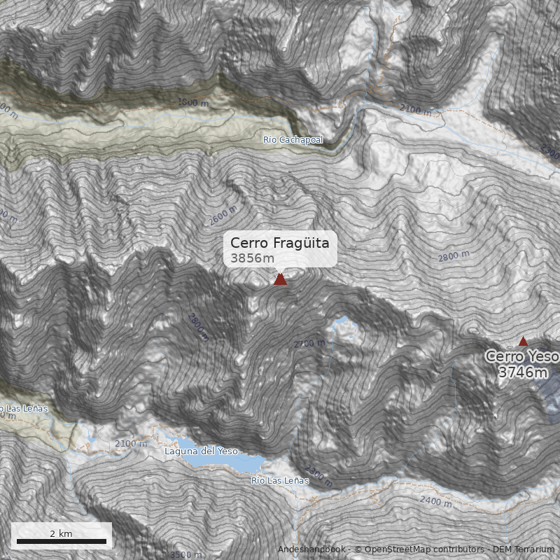 Mapa Cerro Fragüita