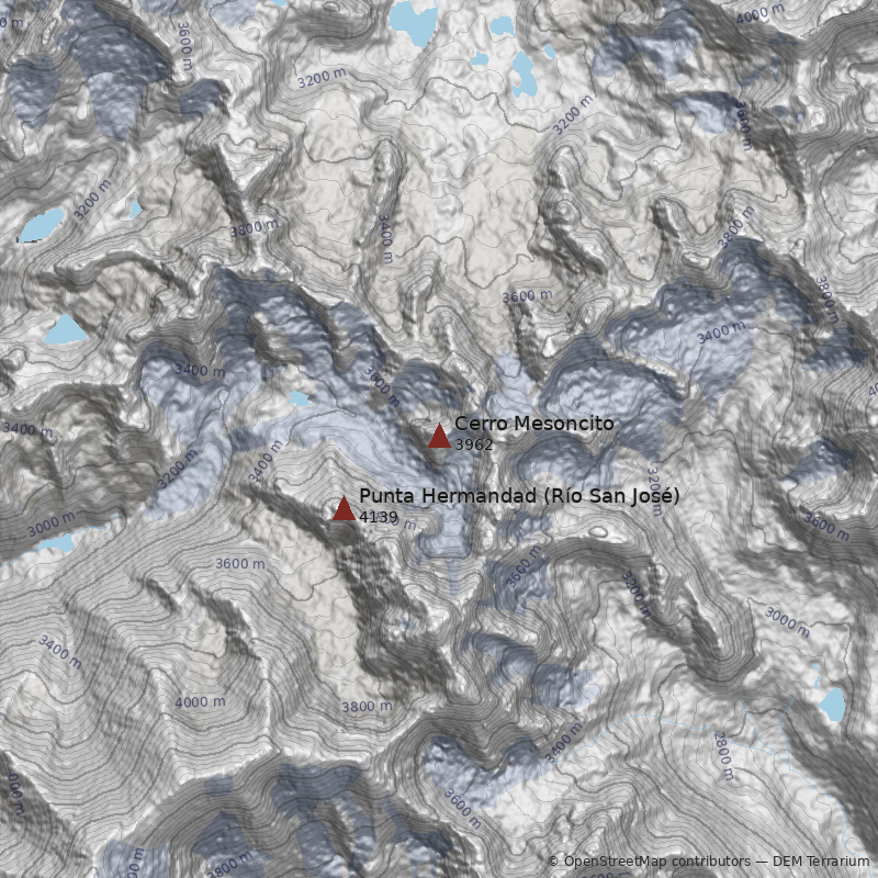 Mapa Cerro Mesoncito