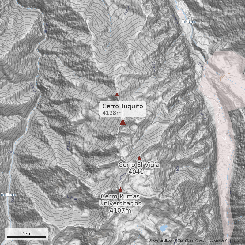 Mapa Cerro Tuquito