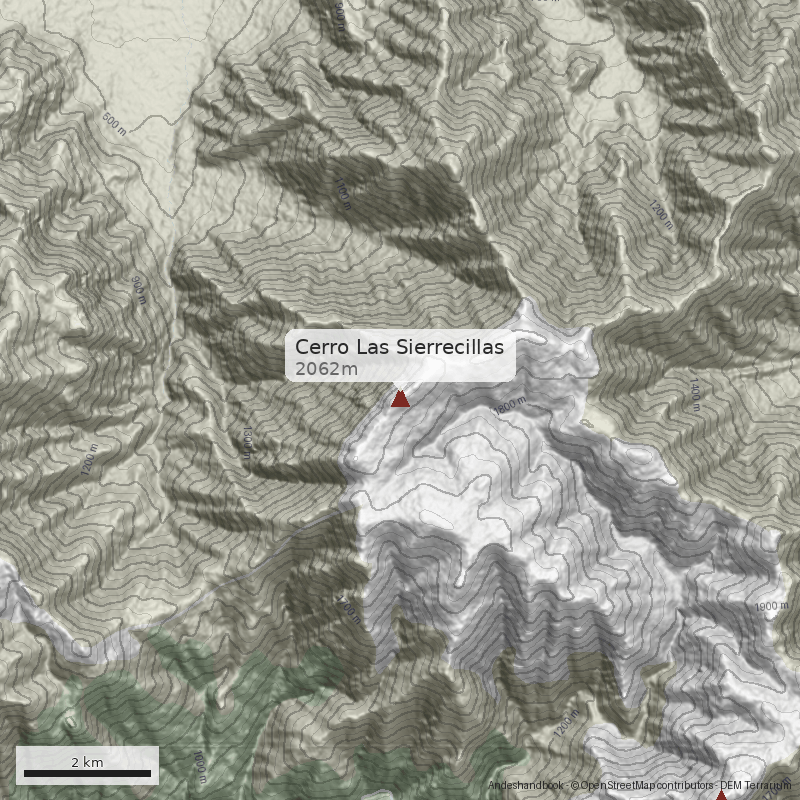 Mapa Cerro Las Sierrecillas