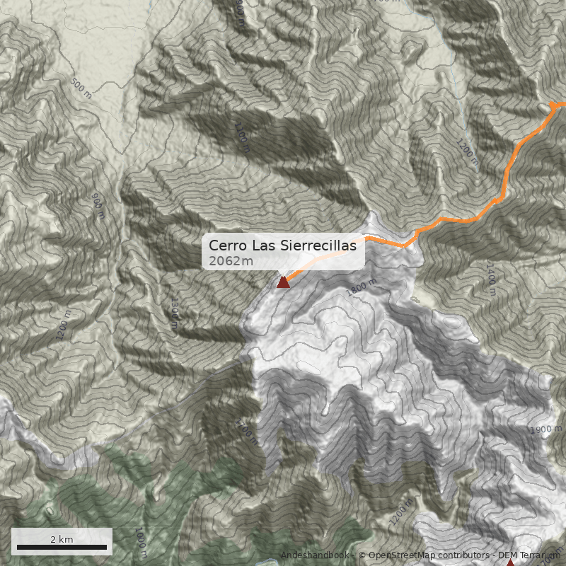 Mapa Cerro Las Sierrecillas