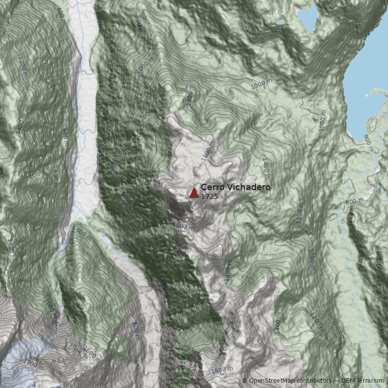 Mapa Cerro Vichadero