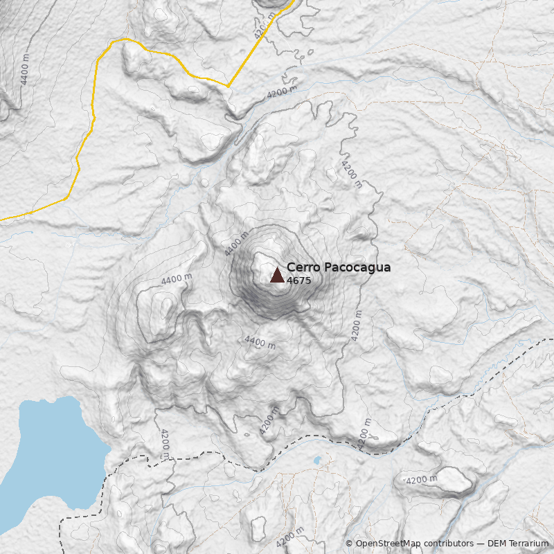 Mapa Cerro Pacocagua