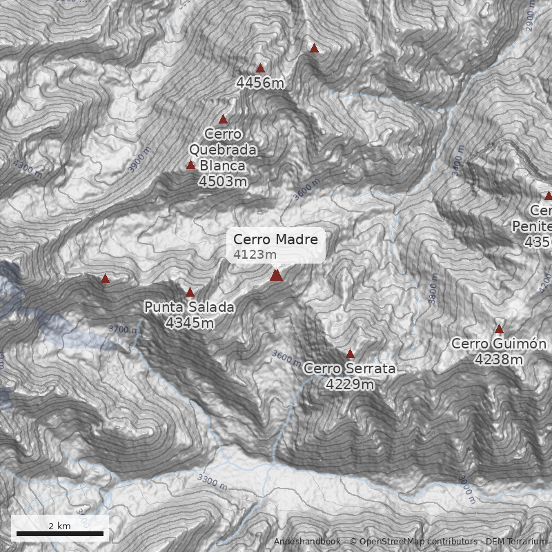 Mapa Cerro Madre
