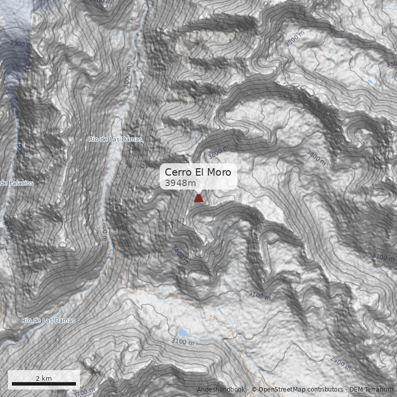 Mapa Cerro El Moro