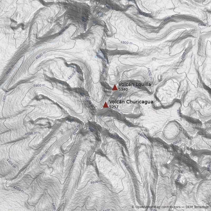 Mapa Volcán Churicagua