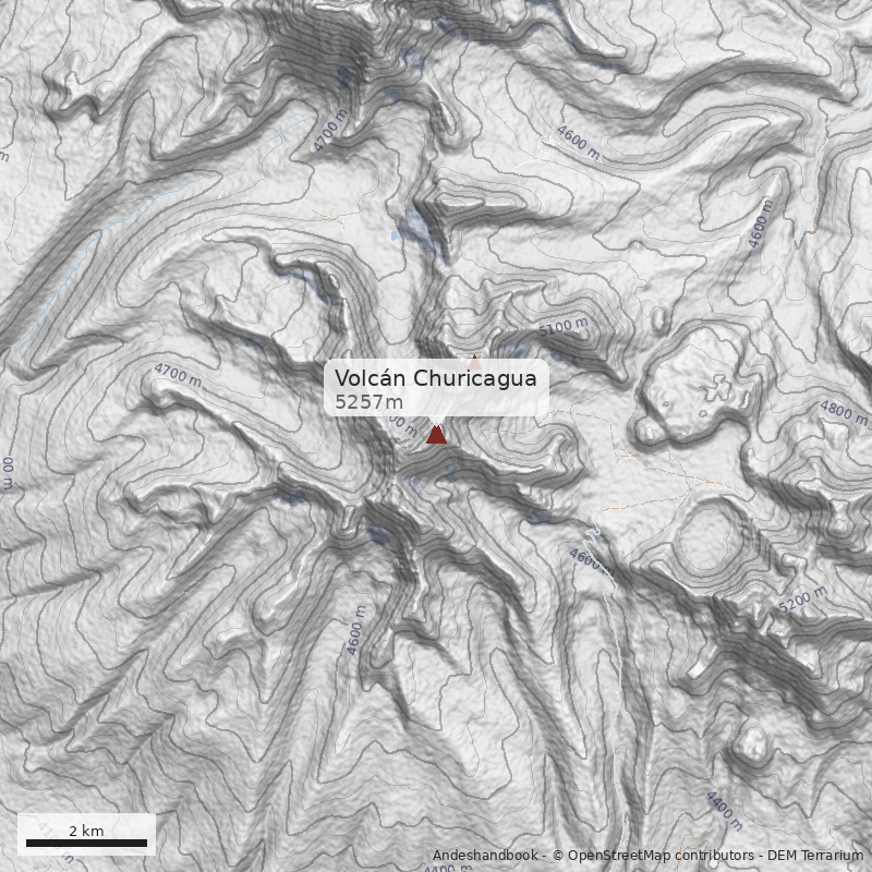 Mapa Volcán Churicagua