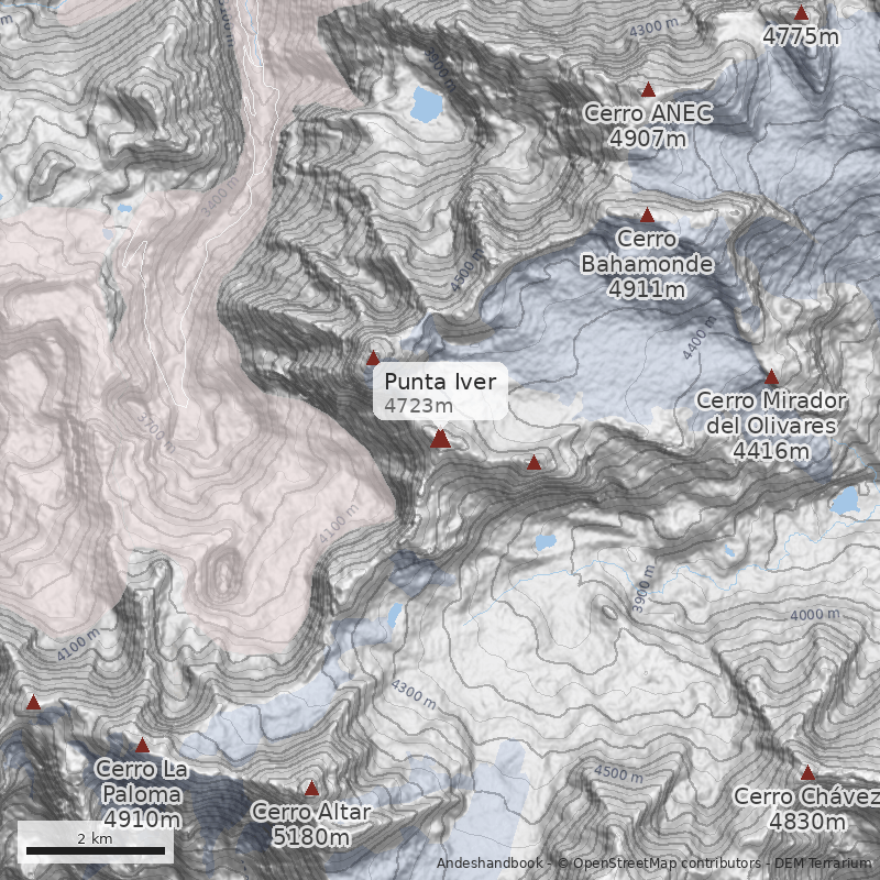 Mapa Punta Iver