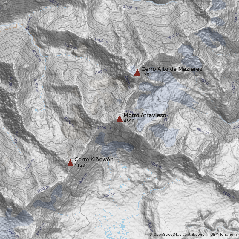 Mapa Morro Atravieso