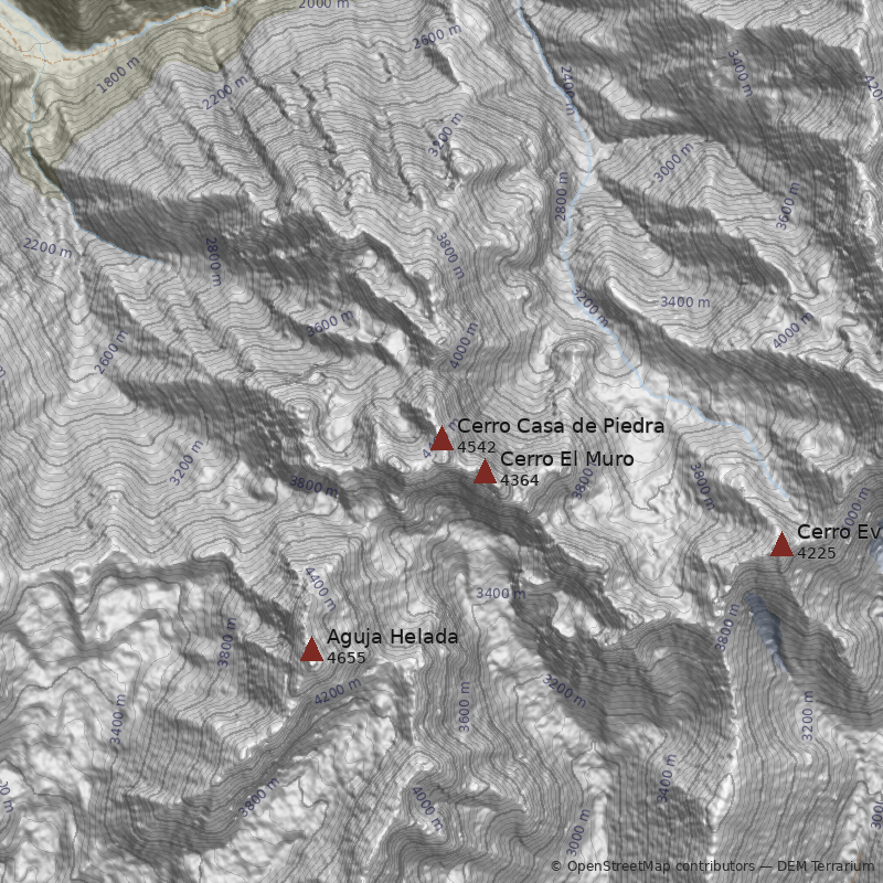 Mapa Cerro Casa de Piedra