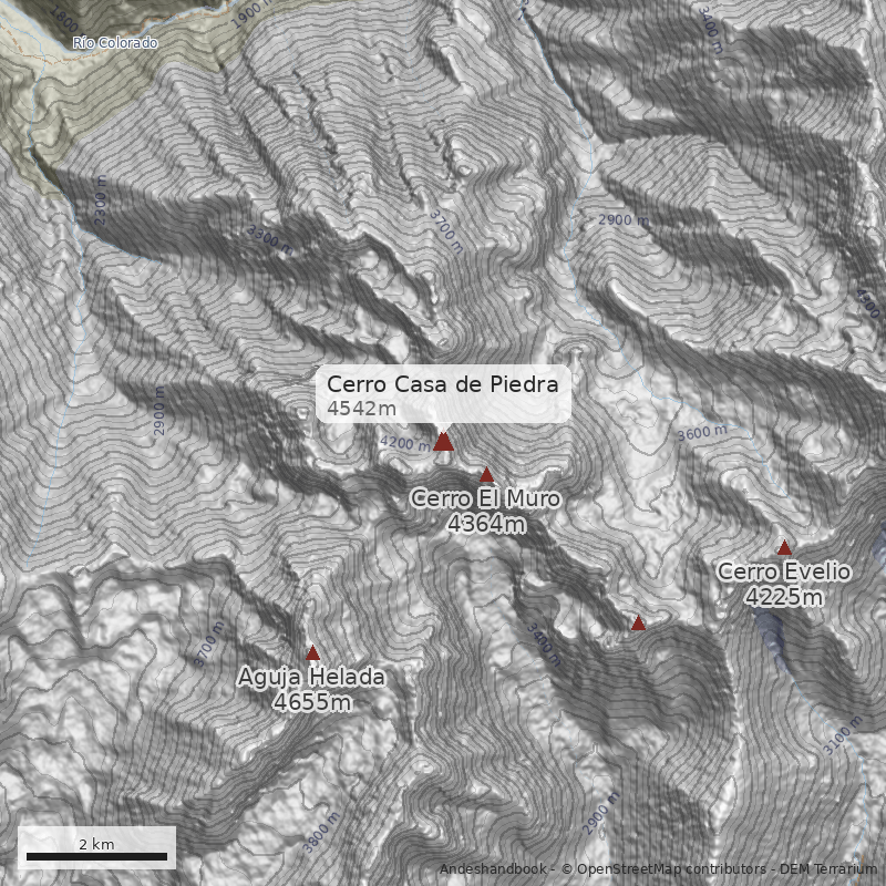 Mapa Cerro Casa de Piedra