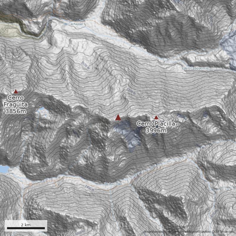Mapa Cerro Yeso