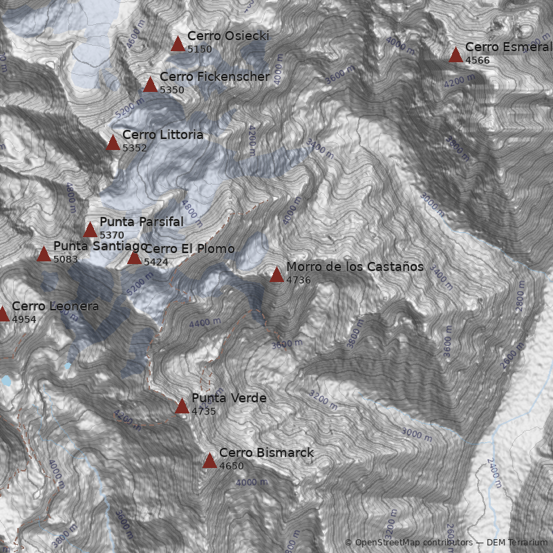 Mapa Morro de los Castaños