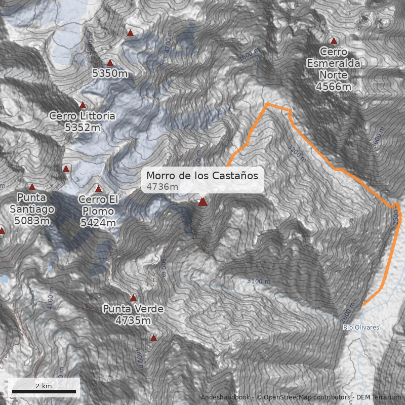 Mapa Morro de los Castaños