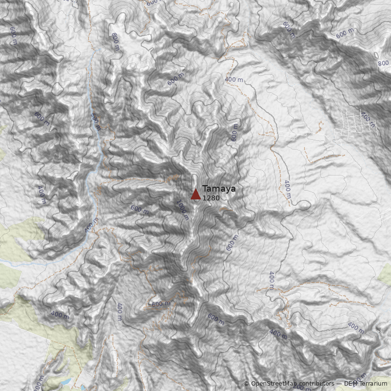 Mapa Cerro Tamaya