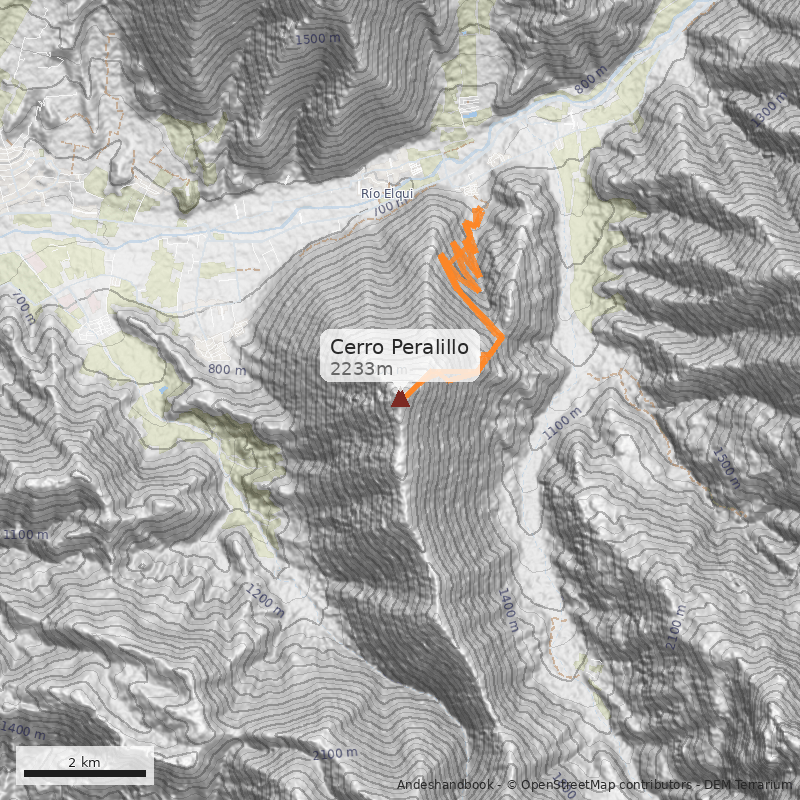 Mapa Cerro Peralillo