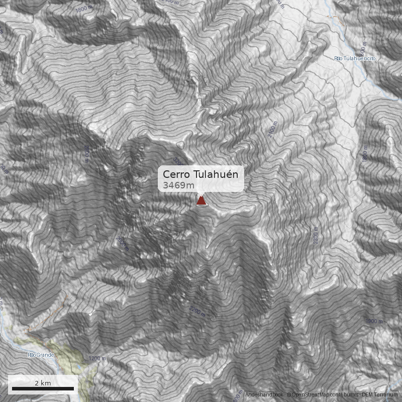 Mapa Cerro Tulahuén