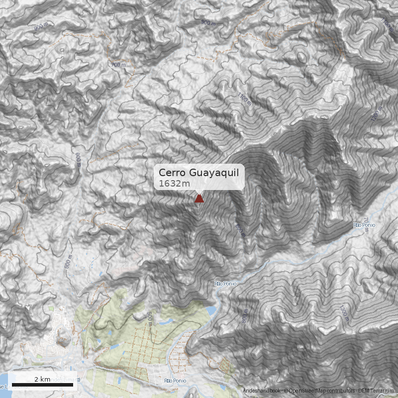 Mapa Cerro Guayaquil