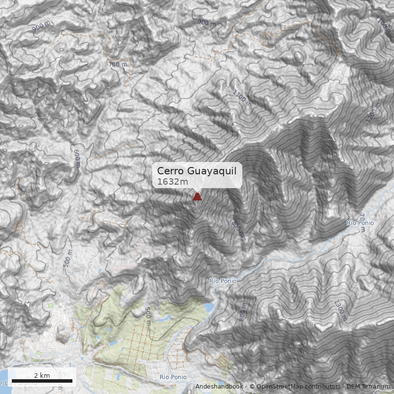 Mapa Cerro Guayaquil