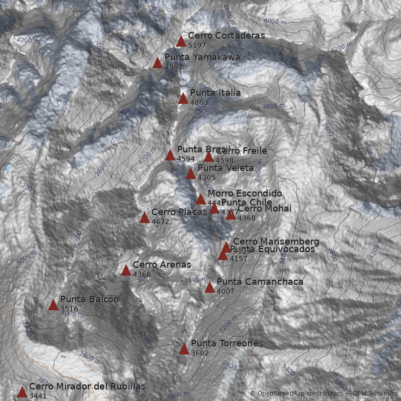 Mapa Morro Escondido