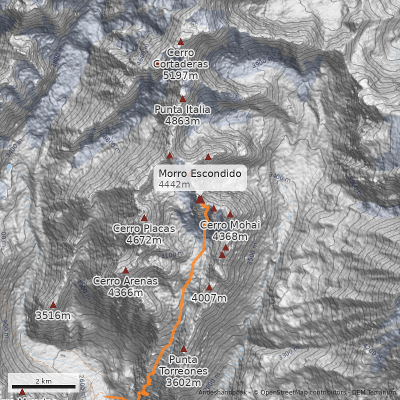Mapa Morro Escondido