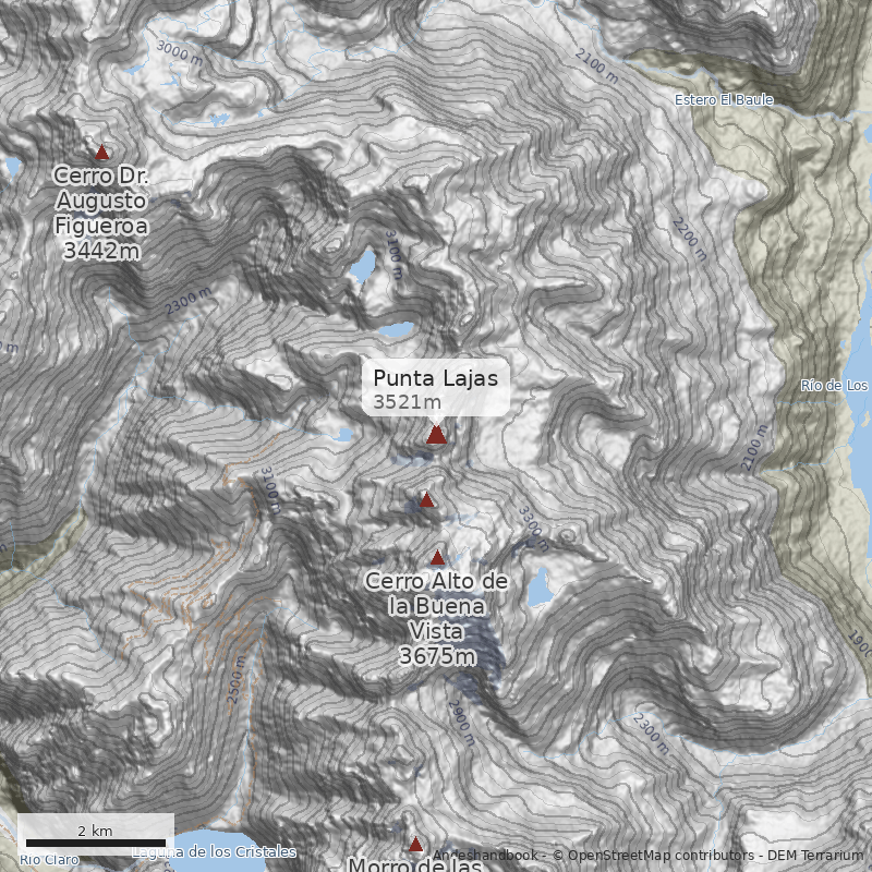 Mapa Punta Lajas