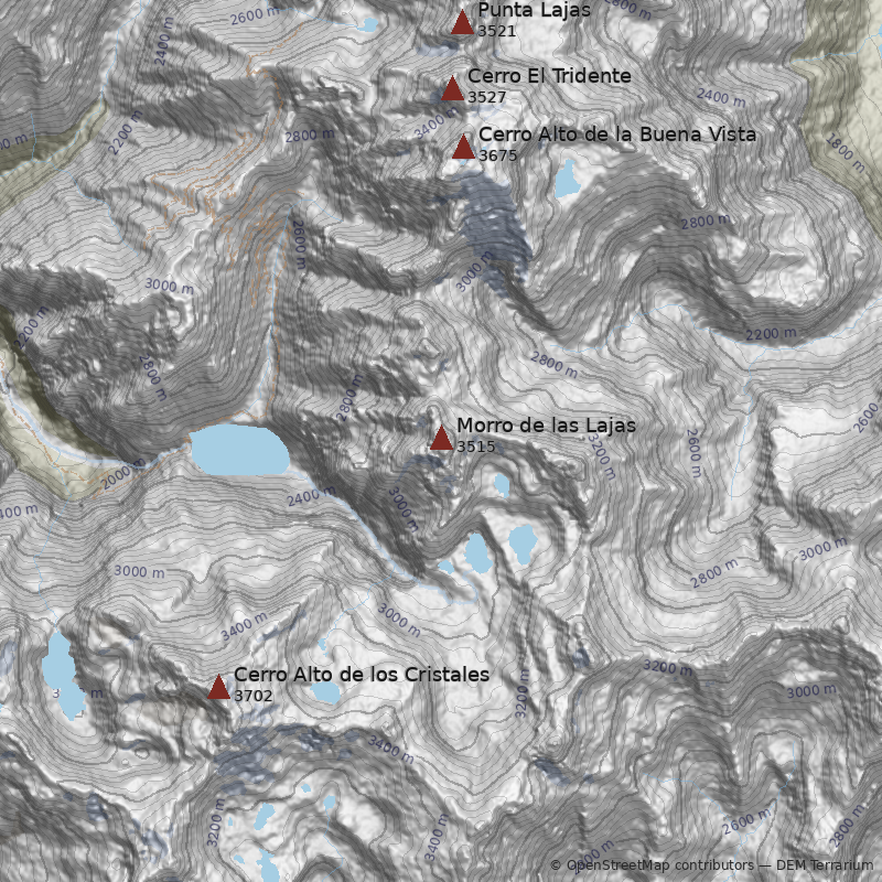 Mapa Morro de las Lajas