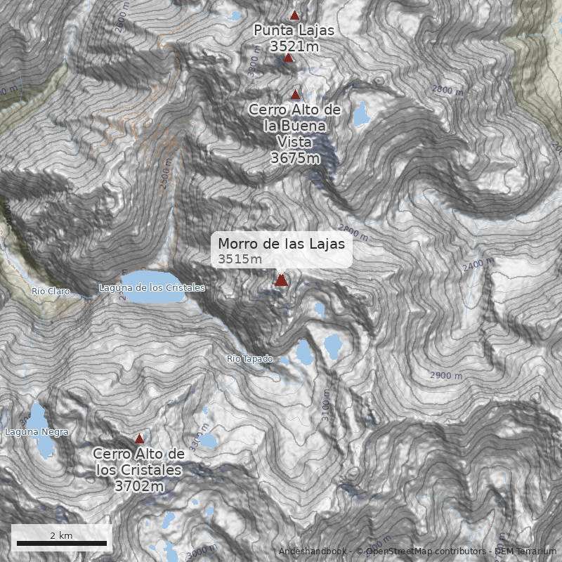 Mapa Morro de las Lajas