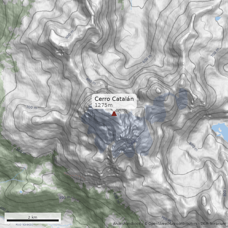 Mapa Cerro Catalán