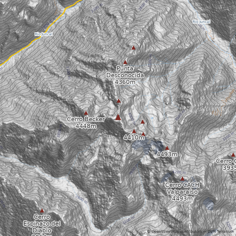 Mapa Cerro Level