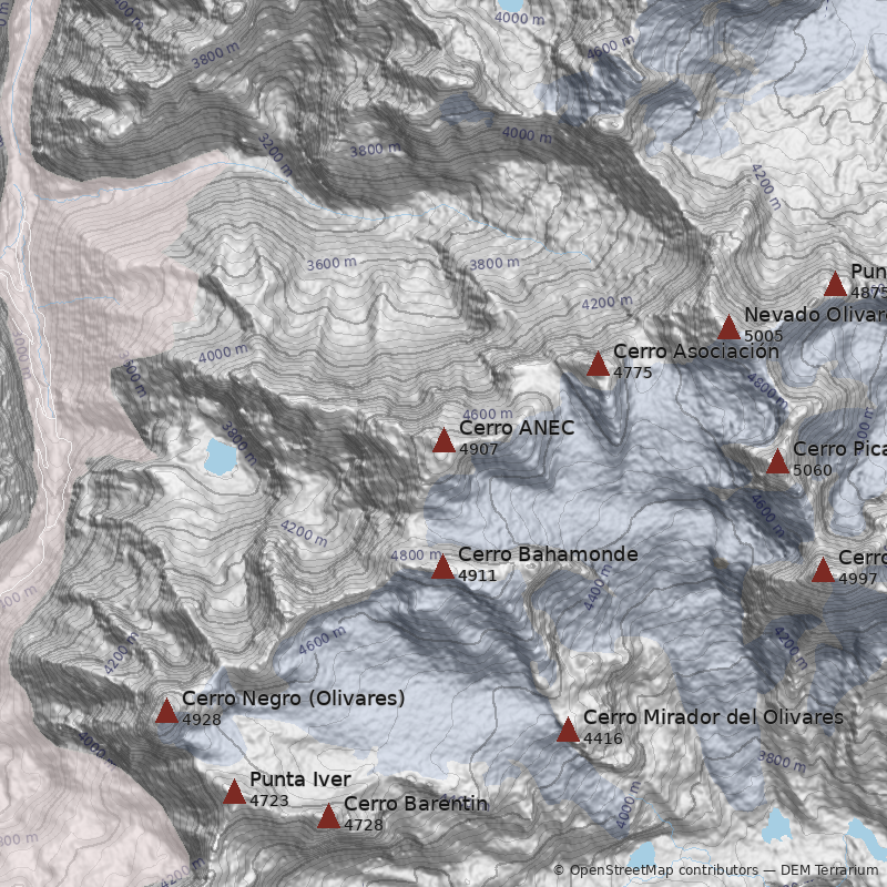 Mapa Cerro ANEC