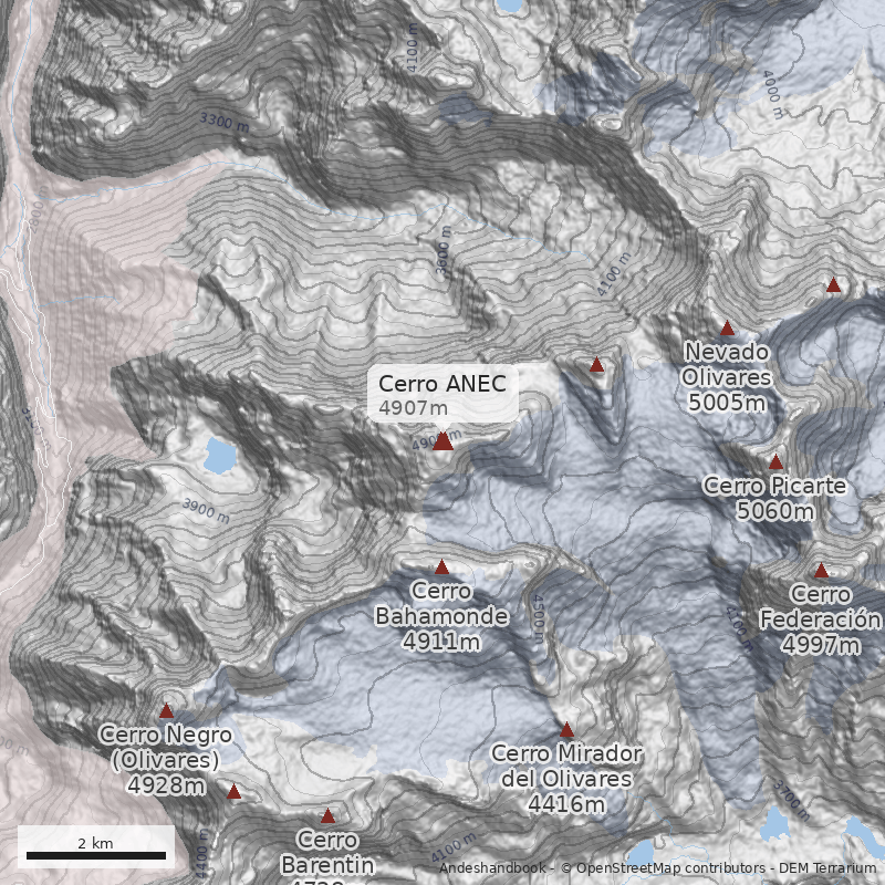 Mapa Cerro ANEC