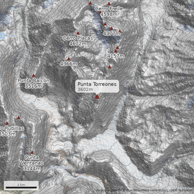Mapa Punta Torreones