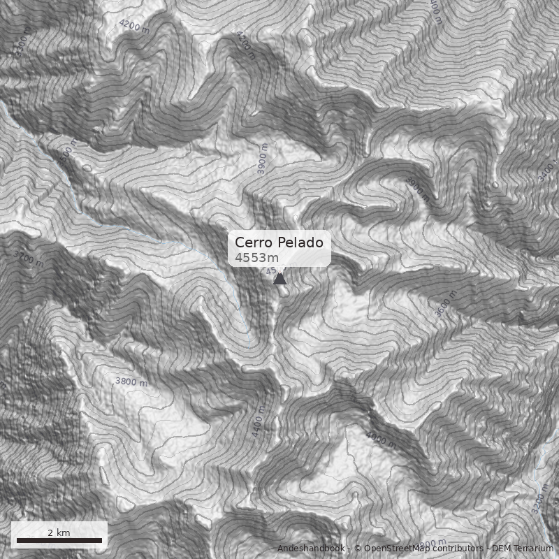Mapa Cerro Pelado