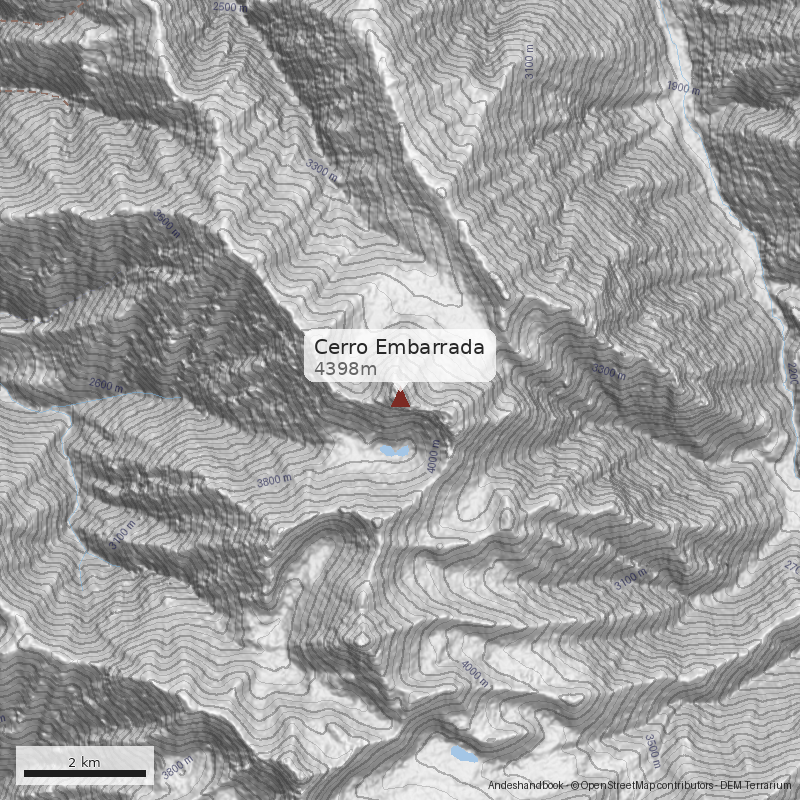 Mapa Cerro Embarrada