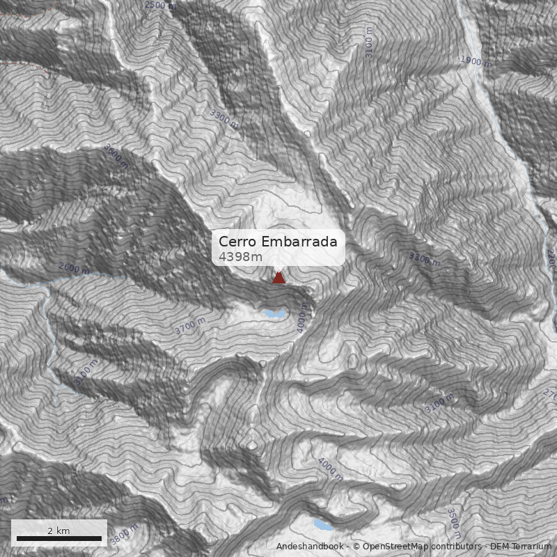 Mapa Cerro Embarrada