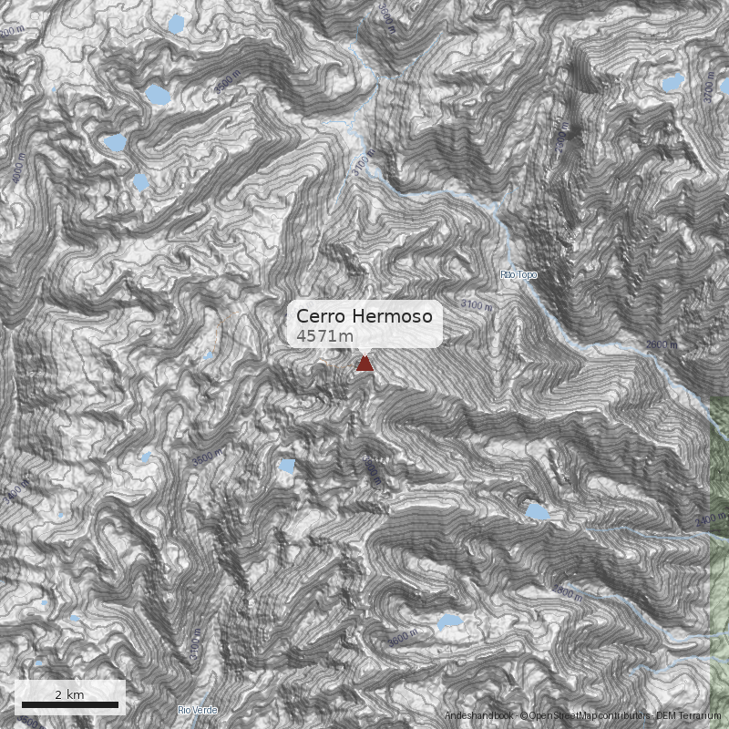 Mapa Cerro Hermoso