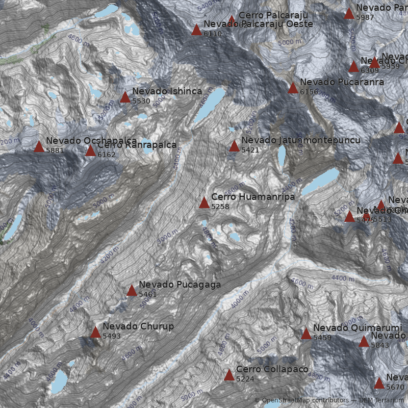 Mapa Cerro Huamanripa