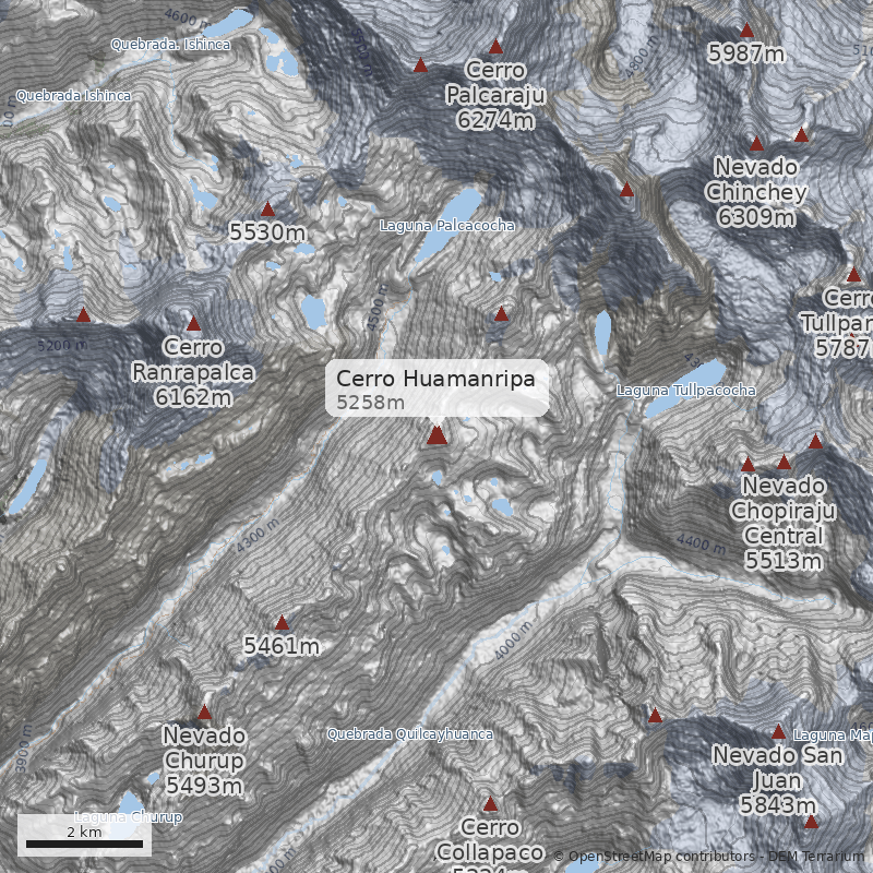 Mapa Cerro Huamanripa